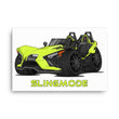 Load image into Gallery viewer, Slingmode Caricature Canvas Wall Art | 2021 R Neon Fade Polaris Slingshot®