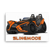 Load image into Gallery viewer, Slingmode Caricature Canvas Wall Art | 2019 SLR Afterburner Orange Polaris Slingshot®