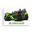 Load image into Gallery viewer, Slingmode Caricature Canvas Wall Art | 2019 SLR Icon Envy Green Polaris Slingshot®