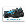 Load image into Gallery viewer, Slingmode Caricature Canvas Wall Art | 2020 R Miami Blue Polaris Slingshot®