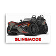Load image into Gallery viewer, Slingmode Caricature Canvas Wall Art | 2022 SLR Forged Red Polaris Slingshot®