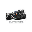 Load image into Gallery viewer, Slingmode Stickers | 2017 SLR Turbo Silver Polaris Slingshot®