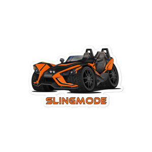 Slingmode Stickers | 2017 SLR Orange Madness Polaris Slingshot®