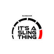 Load image into Gallery viewer, Slingmode Stickers | It's A Sling Thing (Black Design) Polaris Slingshot®