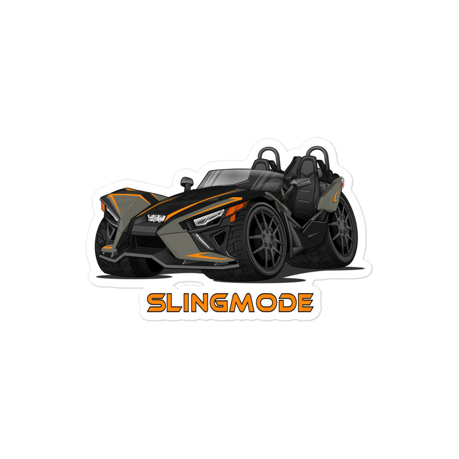 Slingmode Stickers | 2022 SLR Forged Orange Polaris Slingshot®