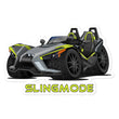 Load image into Gallery viewer, Slingmode Stickers | 2018 SLR Ghost Gray Lime Squeeze Polaris Slingshot®