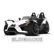 Load image into Gallery viewer, Slingmode Stickers | 2019 S White Lightning Polaris Slingshot®