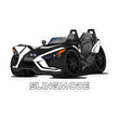 Load image into Gallery viewer, Slingmode Stickers | 2019 SLR Icon Monument White Polaris Slingshot®