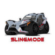Load image into Gallery viewer, Slingmode Stickers | 2018 GT LE Matte Cloud Gray Indy Red Polaris Slingshot®