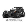 Load image into Gallery viewer, Slingmode Stickers | 2019 GT Black Crystal Polaris Slingshot®