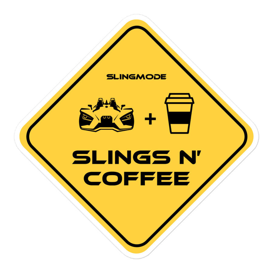Slingmode Stickers | Slings N' Coffee Polaris Slingshot®