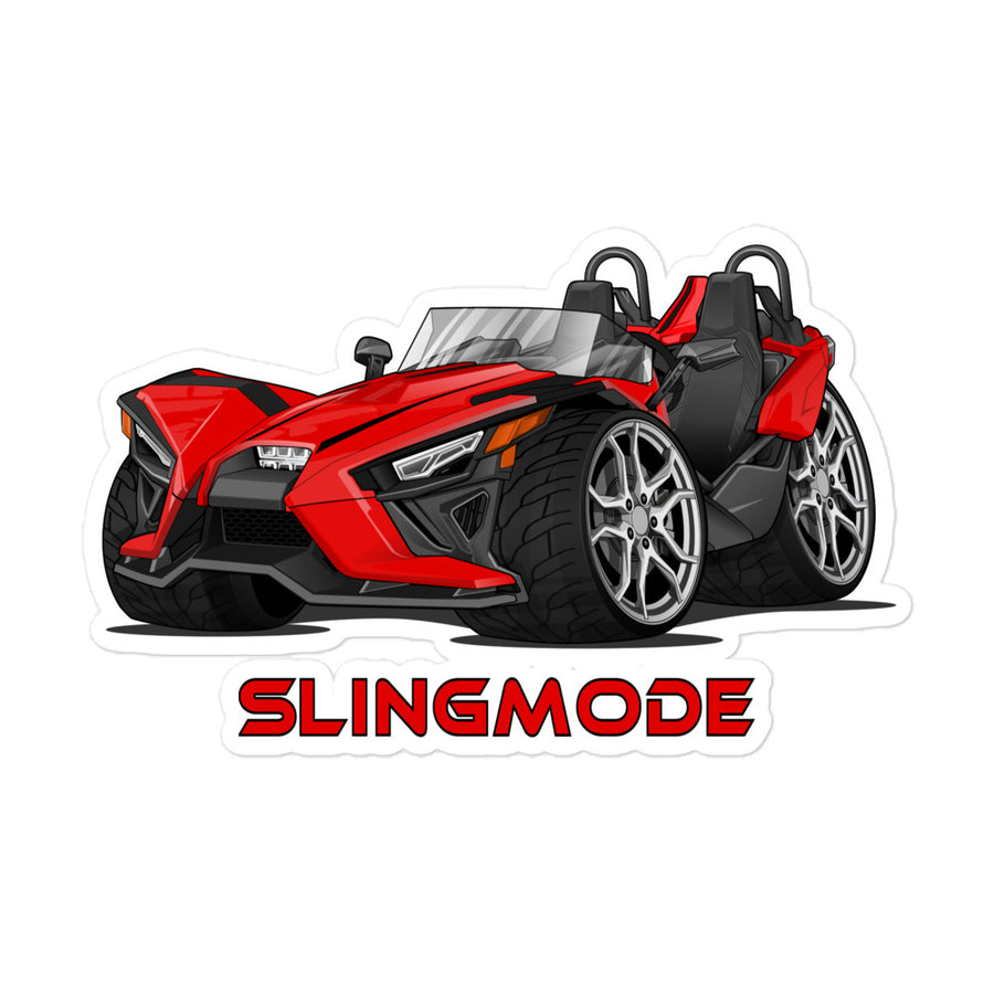 Slingmode Stickers | 2022 SL Red Pearl Polaris Slingshot®