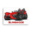 Load image into Gallery viewer, Slingmode Caricature Canvas Wall Art | 2020 SL Red Pearl Polaris Slingshot®