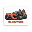 Load image into Gallery viewer, Slingmode Caricature Canvas Wall Art | 2018 SL Icon Zion Orange Polaris Slingshot®