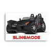 Load image into Gallery viewer, Slingmode Caricature Canvas Wall Art 2016 | SL LE Black Pearl Polaris Slingshot®