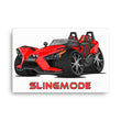 Load image into Gallery viewer, Slingmode Caricature Canvas Wall Art | 2015 SL Red Pearl Polaris Slingshot®