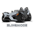 Load image into Gallery viewer, Slingmode Stickers | 2015 Base Gray Metallic Polaris Slingshot®