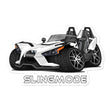 Load image into Gallery viewer, Slingmode Stickers | 2018 SL Icon Monument White Polaris Slingshot®