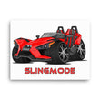 Load image into Gallery viewer, Slingmode Caricature Canvas Wall Art | 2015 SL Red Pearl Polaris Slingshot®
