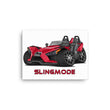 Load image into Gallery viewer, Slingmode Caricature Canvas Wall Art | 2017 SL Sunset Red Polaris Slingshot®