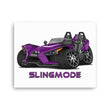 Load image into Gallery viewer, Slingmode Caricature Canvas Wall Art | 2018 SL Icon Midnight Purple Polaris Slingshot®