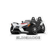 Load image into Gallery viewer, Slingmode Stickers | 2016.5 SL Turbo Silver Polaris Slingshot®