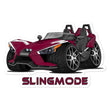 Load image into Gallery viewer, Slingmode Stickers | 2017 SL LE Midnight Cherry Polaris Slingshot®