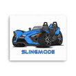 Load image into Gallery viewer, Slingmode Caricature Canvas Wall Art | 2020 SL Blue Steel Polaris Slingshot®