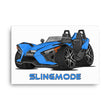 Load image into Gallery viewer, Slingmode Caricature Canvas Wall Art | 2020 SL Blue Steel Polaris Slingshot®
