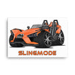 Load image into Gallery viewer, Slingmode Caricature Canvas Wall Art 2015 (SL LE Nuclear Sunset Orange)