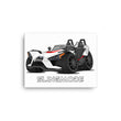 Load image into Gallery viewer, Slingmode Caricature Canvas Wall Art | 2016.5 SL LE White Pearl Polaris Slingshot®