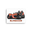 Load image into Gallery viewer, Slingmode Caricature Canvas Wall Art | 2018 SL Icon Zion Orange Polaris Slingshot®