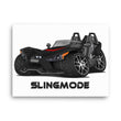 Load image into Gallery viewer, Slingmode Caricature Canvas Wall Art | 2017 SL Black Pearl Polaris Slingshot®