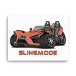 Load image into Gallery viewer, Slingmode Caricature Canvas Wall Art | 2018 SL Icon Zion Orange Polaris Slingshot®