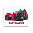 Load image into Gallery viewer, Slingmode Caricature Canvas Wall Art | 2017 SL Sunset Red Polaris Slingshot®