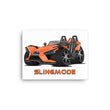 Load image into Gallery viewer, Slingmode Caricature Canvas Wall Art 2015 (SL LE Nuclear Sunset Orange)