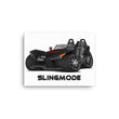 Load image into Gallery viewer, Slingmode Caricature Canvas Wall Art | 2017 SL Black Pearl Polaris Slingshot®