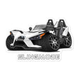 Load image into Gallery viewer, Slingmode Stickers | 2019 SL Icon Monument White Polaris Slingshot®