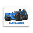 Load image into Gallery viewer, Slingmode Caricature Canvas Wall Art | 2020 SL Blue Steel Polaris Slingshot®