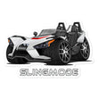 Load image into Gallery viewer, Slingmode Stickers | 2016.5 SL Turbo Silver Polaris Slingshot®