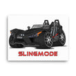 Load image into Gallery viewer, Slingmode Caricature Canvas Wall Art 2016 | SL LE Black Pearl Polaris Slingshot®