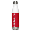 Load image into Gallery viewer, Slingmode Skull Stainless Steel Water Bottle (2020-2023 Dark Red)