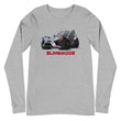 Load image into Gallery viewer, Slingmode Caricature Men's Long Sleeve Tee 2018 (GT LE Matte Cloud Gray Indy Red)