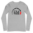 Load image into Gallery viewer, Slingmode It's A Sling Thing Men's Long Sleeve Tee (Black Design)
