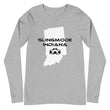 Load image into Gallery viewer, Slingmode State Design Men's Long Sleeve Tee (Indiana)