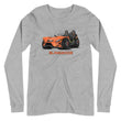 Load image into Gallery viewer, Men's Long Sleeve Tee | 2022 R Volt Orange Fade Polaris Slingshot®