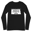Load image into Gallery viewer, Slingmode State Design Men's Long Sleeve Tee (North Dakota)