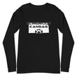 Load image into Gallery viewer, Slingmode State Design Men's Long Sleeve Tee (Kansas)
