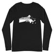 Load image into Gallery viewer, Slingmode State Design Men's Long Sleeve Tee (Massachusetts)