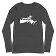 Load image into Gallery viewer, Slingmode State Design Men's Long Sleeve Tee (Massachusetts)
